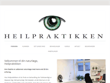 Tablet Screenshot of heilpraktikken.dk